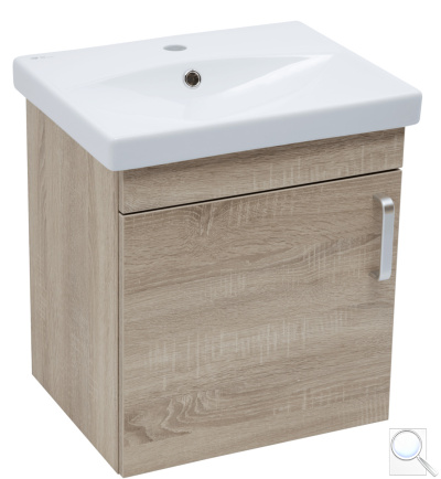 Koupelnová skříňka s umyvadlem Naturel Vario Dekor 50x51x40 cm dub bardolíno mat VARIO250DBDB. 