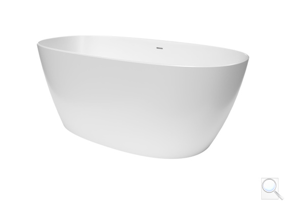 Volně stojící vana SAT Aula 160x78,7 cm litý mramor levá i pravá SATAULA1600. obr. 1