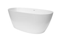 Volně stojící vana SAT Aula 160x78,7 cm litý mramor levá i pravá SATAULA1600