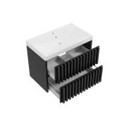 Koupelnová skříňka s umyvadlem SAT Delano 80x46 cm černá mat DELANO80ZCUM. obr. 2&nbsp;