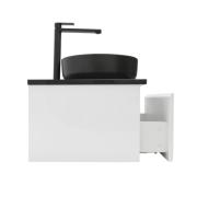 Koupelnová skříňka s krycí deskou SAT B-WAY 79x30x45 cm bílá lesk BWAY80WZUB. obr. 5 