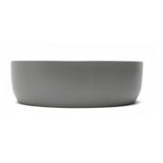 Umyvadlo na desku SAT Infinitio 39x39 cm šedá mat bez otvoru pro baterii SATINF3939LGRM. obr. 4