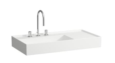 Umyvadlo Laufen Kartell by Laufen 90x46 cm tři otvory pro baterii H8103380001581. obr. 1