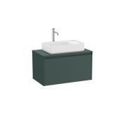 Koupelnová skříňka pod umyvadlo Roca ONA 79,4x44,3x45,7 cm zelená mat ONADESK801ZZM. obr. 2 