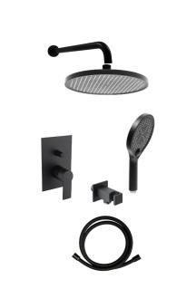 Sprchový systém SAT B-Way včetně podomítkového tělesa černá SATBPSETBW2