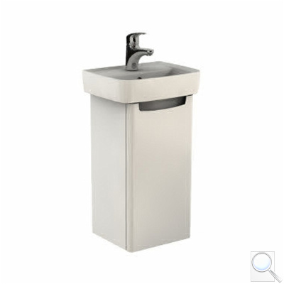 Koupelnová skříňka pod umyvadlo KOLO Rekord 32,5x59,1x28,5 cm bílá lesk 89541000. 