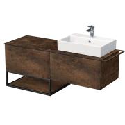 Koupelnová skříňka pod umyvadlo Naturel Oxo 140x58x50 cm měď mat OXO140701ZKDPM. obr. 2 