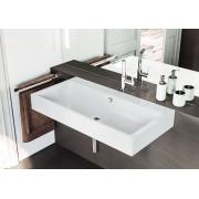 Umyvadlo na desku Kaldewei Puro 3165 90x46 cm alpská bílá bez otvoru pro baterii 901506003001.  (2)