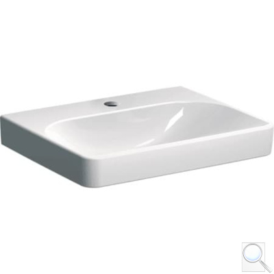 Umyvadlo Geberit Smyle Square 60x48 cm otvor pro baterii uprostřed 501.732.00.1. obr. 1