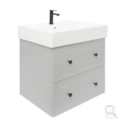 Koupelnová skříňka s umyvadlem Naturel Forli 60x45x46 cm šedá mat FORLI60GMUSAT obr. 1