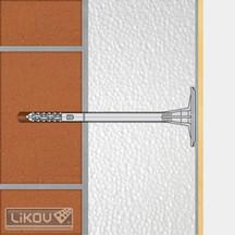 Fasádní hmoždinky Wkret-met LTX 10 s plastovým trnem