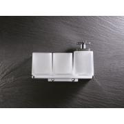 Dávkovač mýdla SAT Evolution S chrom/mléčné sklo SATDEVOSDAV. obr. 5&nbsp;