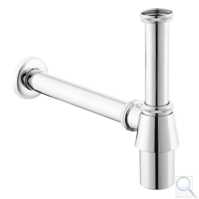 Umyvadlový sifon baňkový MULTI bez vtoku 5/4 CR SIF674. 