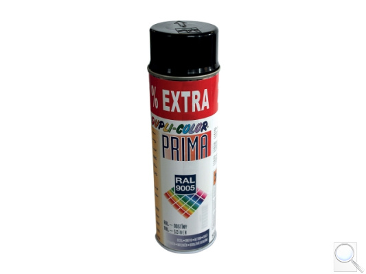 Černá barva ve spreji RAL 9005 500 ml. 