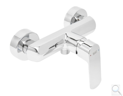 Sprchová baterie SAT Feel bez sprchového setu 150 mm chrom lesk SATBSFEEL268. obr. 1