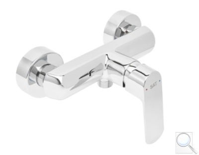 Sprchová baterie SAT Feel bez sprchového setu 150 mm chrom lesk SATBSFEEL268. obr. 1