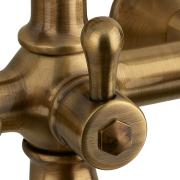 Vanová baterie Paffoni Ricordi se sprchovým setem 150 mm bronz IR023BR. obr. 8&nbsp;