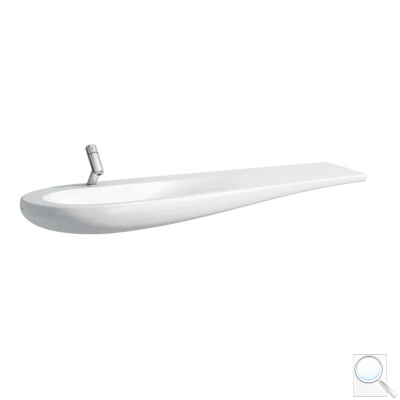 Nábytkové umyvadlo Laufen Ilbagnoalessi 160x50 cm bez otvoru pro baterii H8149714001091. obr. 1