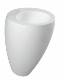 Volně stojící umyvadlo Laufen Ilbagnoalessi 53x53 cm bez otvoru pro baterii H811971400109