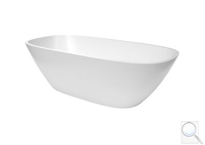 Volně stojící vana SAT Silva 160x75 cm litý mramor levá i pravá SATSIL1600 obr. 1