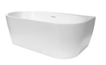 Volně stojící vana SAT Brevis 159x84 cm akrylát levá i pravá SATVBRE1600Z