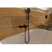 Vanová baterie SAT Aurum bez sprchového setu 150 mm černá matná SATBAUR222C. (9)