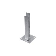 Platle k montáži sloupku na betonový základ pro sloupky PILOFOR® profilu 60×60 mm, Zn