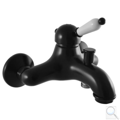 Vanová baterie RAV SLEZÁK Labe 150 mm černá mat L554.5CMAT. obr. 1