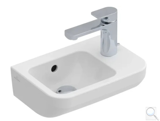 Umývátko Villeroy & Boch 36x26 cm, otvor pro baterii vpravo 43733601. obr. 1