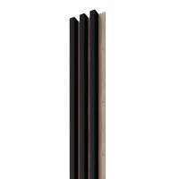 Obkladová Lamela Fineza Spline black 275 x 17,6 cm černá