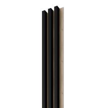 Obkladová Lamela Fineza Spline black 275 x 17,6 cm černá