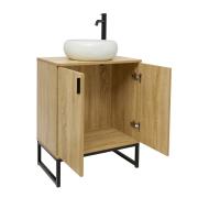 Skříňka pod umyvadlo bez umyvadla Ceramia Easy 60x73x36 cm světlý dub lesk EASYUMDO. &nbsp;(2)