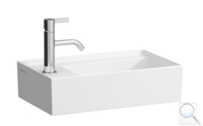 Umývátko Laufen Kartell By Laufen 46x28 cm otvor pro baterii, bez přepadu H8153354001111. obr. 1