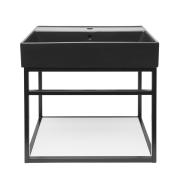 Konstrukce s keramickým umyvadlem Naturel Industrial 59x45x45 cm černá mat KONZOLEUM60BUC. obr. 2&nbsp;