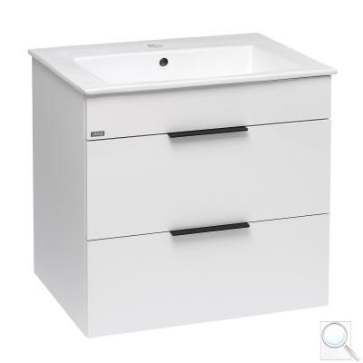 Koupelnová skříňka s umyvadlem Jika Plan 65x44,1x62,2 cm bílá H4536021763001 obr. 1