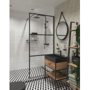 Umyvadlo SAT Infinitio 60,5x46,5 cm černá mat otvor pro baterii uprostřed SATINF6046BKM. obr. 5&nbsp;