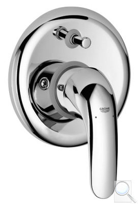 Vanová baterie Grohe Euroeco včetně podomítkového tělesa chrom 32747000. 