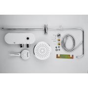 Sprchový systém SAT s termostatickou baterií bílá/chrom SATSSTKP (obr. 14)