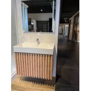 Koupelnová skříňka s umyvadlem SAT Delano 80x56x46 cm dub mat DELANO80ZDSAT. obr. 5