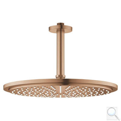 Hlavová sprcha GROHE Rainshower Cosmopolitan Metal včetně sprchového ramena Brushed Warm Sunset 26067DL0. obr. 1