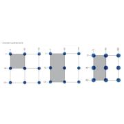 Teleskopický terč pod dlažbu 170-215 mm s kyvnou hlavou Eterno Ivica.