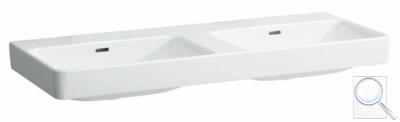 Dvojumyvadlo Laufen Pro 130x48 cm bez otvoru pro baterii H8149670001091 obr. 1