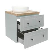 Koupelnová skříňka pod desku Naturel Forli 60x45x46 cm šedá mat FORLI60GMD. obr. 3 