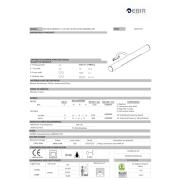 LED osvětlení Focco 26 cm chrom ANDREALED. obr. 6 