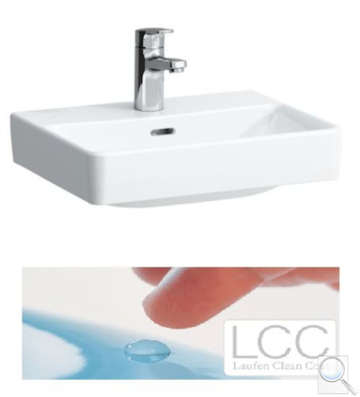 Umývátko Laufen Pro S 45x34 cm otvor pro baterii uprostřed H8159614001041. obr. 1