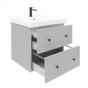Koupelnová skříňka s umyvadlem Naturel Forli 60x45x46 cm šedá mat FORLI60GMUVER (obr. 2)