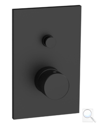 Vanová baterie SAT Evolution včetně podomítkového tělesa černá matná SATBSEVO215C. obr. 1