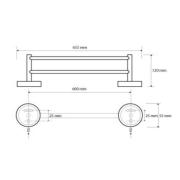 Držák ručníků Bemeta Noir černá 104204050. obr. 2&nbsp;