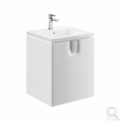 Koupelnová skříňka pod umyvadlo Kolo Twins 50x57x46 cm bílá lesk 89483000. obr. 1