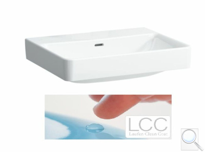 Umyvadlo Laufen Pro S 55x46,5 cm, 60x46,5 cm, 70x46,5 cm bez otvoru pro baterii. obr. 1
